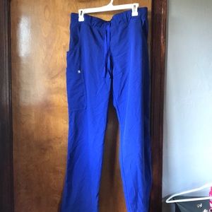 Figs scrub pants, L, r leg 2 pockets
